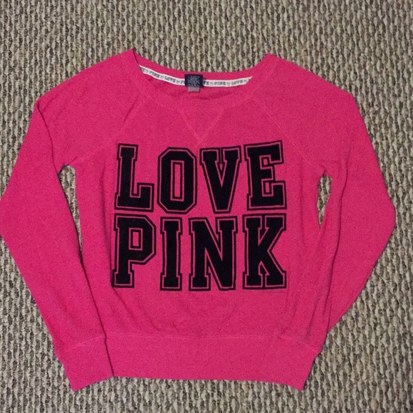 Victoria’s Secret Pink Crew Sweatshirt Pullover! - Picture 2 of 2